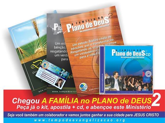 Apostila ''A Família no Plano de Deus 2''  kit com cd